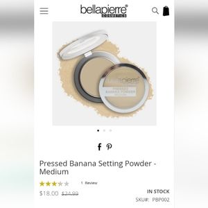 Bella Pierre Pressed Banana Setting Powder